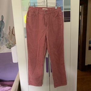 NWOT pacsun corduroy pink mom jeans